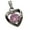 Pink, variant on R.H Jewelry Womens Stainless Steel Heart Pendant Mother in Law Pink Crystal Pendant