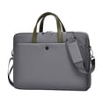 thumbnail image 2 of Aodebiao Laptop Messenger Bag for 14 Inch Notebook & Tablet, Durable Shoulder Bag with Protective Lining, Multiple Pockets for Travel, Work, Business, Commute, College, Office, Men and Women, 2 of 7