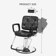 thumbnail image 2 of Professional Left Handed Reclining Hydraulic Barber Chair All Purpose Salon Spa Beauty Hair Styling Tattoo Equipment(Black), 2 of 21