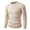 Beige, variant on Sweaters for Men Long Sleeve Crew Neck Knit Striped Pullover Casual Thermal Running Gym Workout Fall Winter Sweaters
