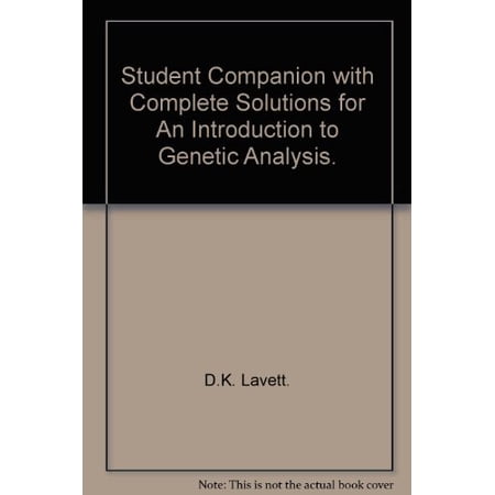 Pre-Owned Student Companion With Complete Solutions for an Introduction to Genetic Analysis Paperback