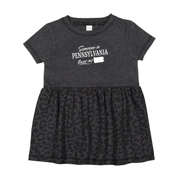 Inktastic Someone in Pennsylvania Loves Me Girls Baby Dress