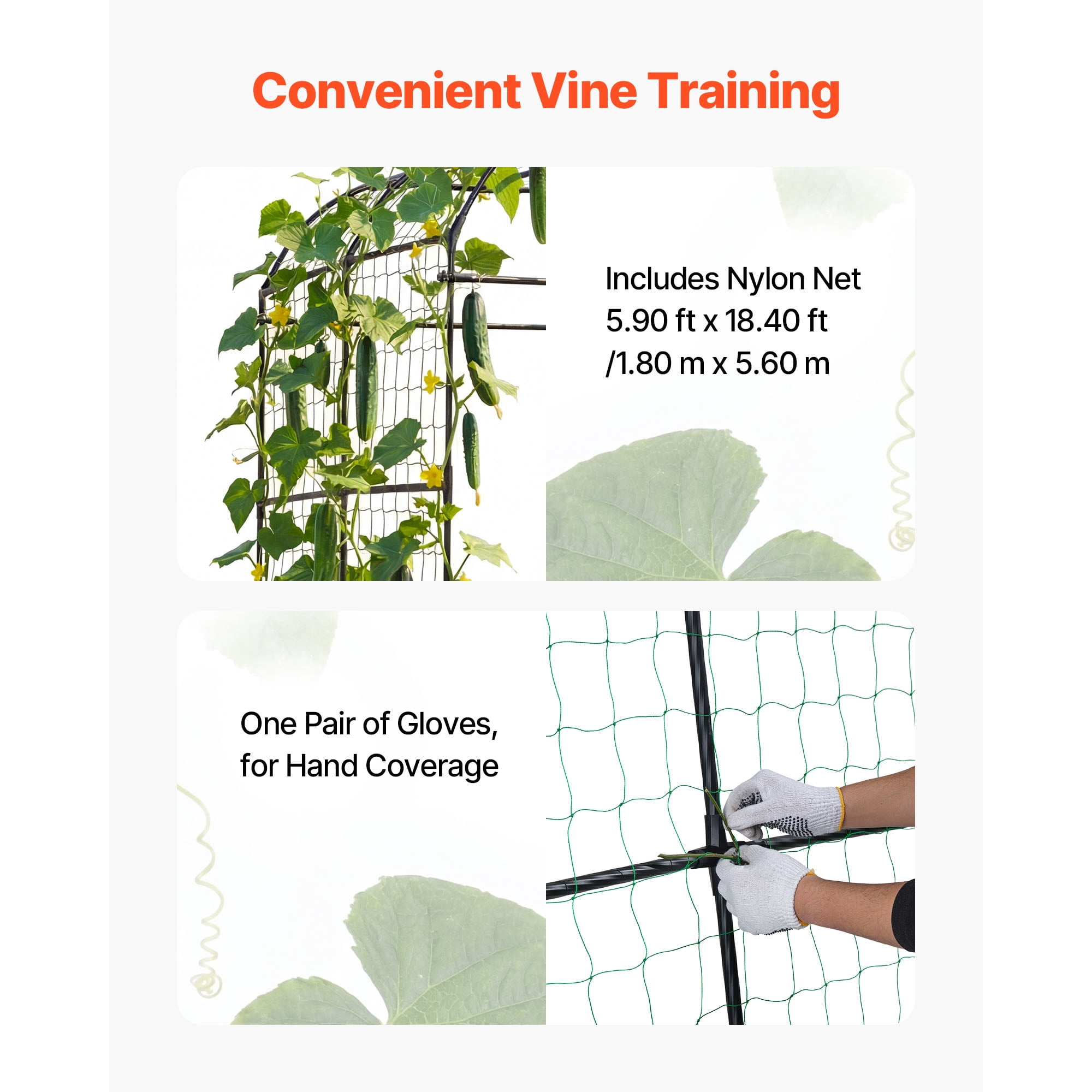 KFFKFF U-Shape Garden Trellis for Raised Beds, Metal Arch Plant Support for Vines, Climbing Plants, Peas, Beans, Zucchini, Tomatoes, Squash, and Flowers (71.26 x 64.96 x 82.68 in)
