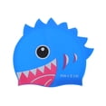 thumbnail image 1 of Unique Bargains 1 Pc Silicone Cartoon Shark Tooth Swim Cap Dark Blue, 1 of 6