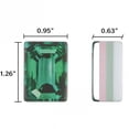 thumbnail image 2 of A set of American-style mahjong tiles, 166 green rhinestone acrylic mahjong tiles (1.2 inches, tiles only), 2 of 5