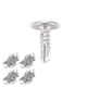 thumbnail image 5 of Tornillo Autoperforante, Tornillo De Fijación Firme De Acero Inoxidable Plateado Para Trabajar ANGGREK Otros, 5 of 8