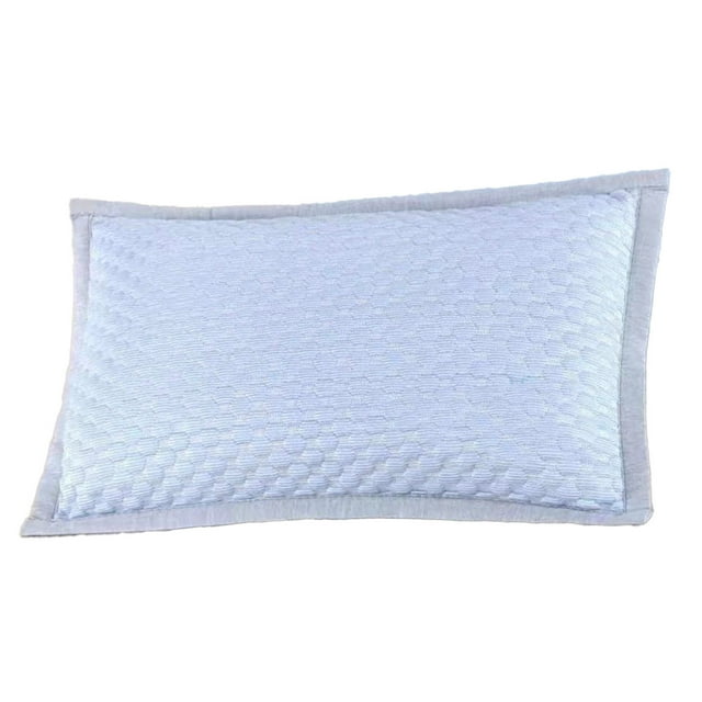 Leodye 1PCS Solid Color Summer Pillowcase - Washable Home Bedding Pillow Cover -29.13x 18.89x0.39in