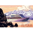thumbnail image 5 of Alaska, Cruise Ship and Sunset, Lantern Press, Premium Playing Cards, 52 Card Deck with Jokers, USA Made, 5 of 5