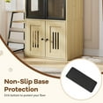 thumbnail image 6 of Cat Litter Box Enclosure for 2 Cats and Doors,Double Cat House with Storage Space,Enclosed Litter Box Furniture with Ladder, 6 of 8