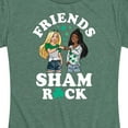 thumbnail image 3 of Barbie - St. Patrick's Day Friends Sham Rock - Women's Short Sleeve Graphic T-Shirt, 3 of 5