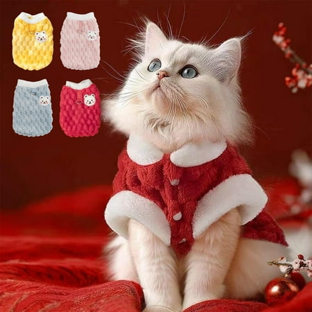 Dog Clothes Two Legged down Jacket Winter Warm Cotton Padded Vest for Cold Weather Outdoor Activities Blue 1 Pc by Ihhxbs