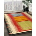 thumbnail image 3 of Ahgly Company Machine Washable Indoor Round Contemporary Metallic Gold Area Rugs, 10' Round, 3 of 7