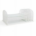thumbnail image 2 of 1 piece Safco Onyx 3 Tray/3 Upright Section Desk Organizer - 8.3" Height x 19.5" Width x 11.5" DepthDesktop - White - Steel - 1 Each, 2 of 3