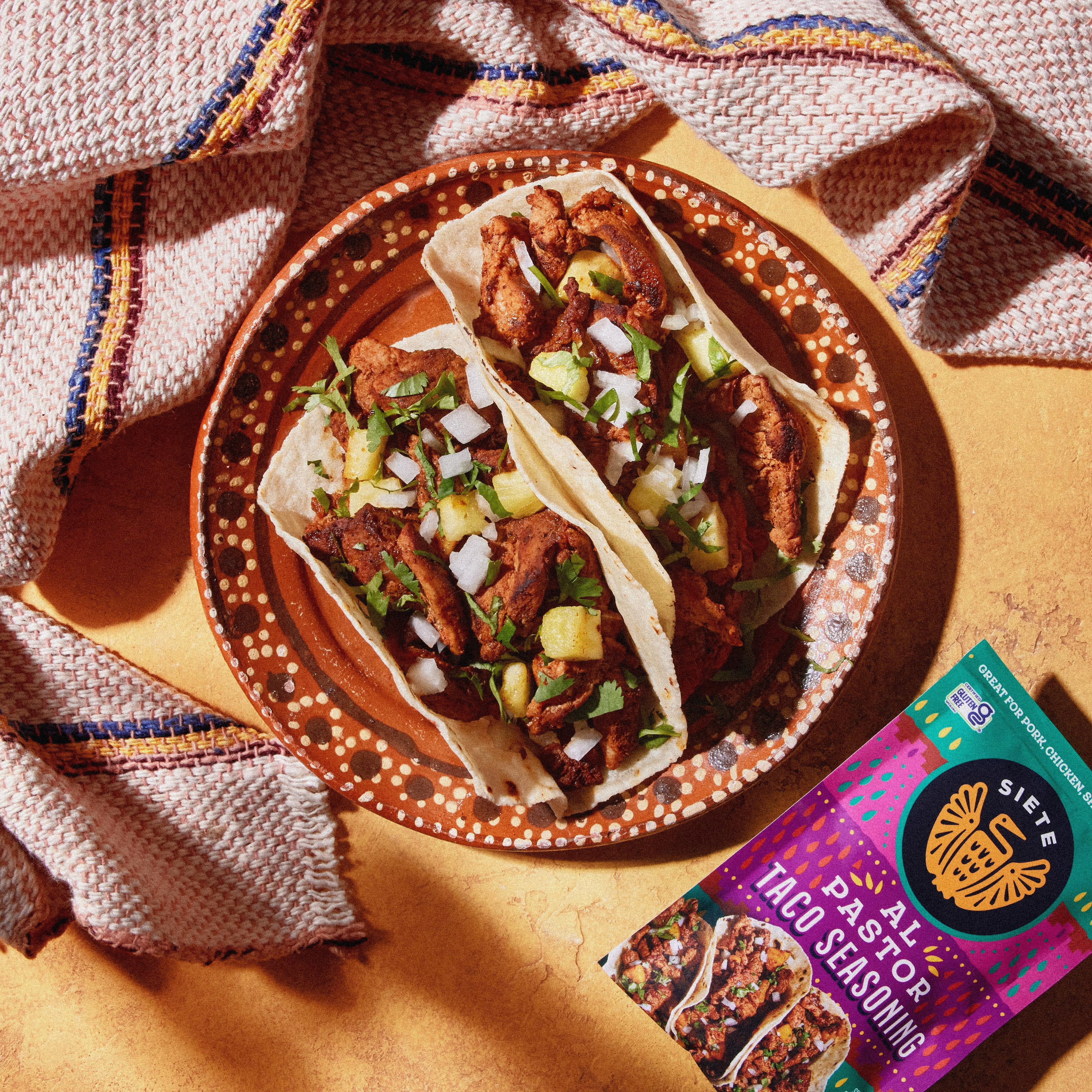 (5 pack) Siete Family Foods Al Pastor Seasoning, 1oz packet