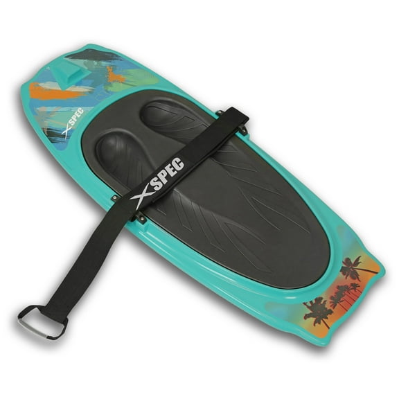 Xspec  Kneeboard with Hook for Knee Surfing Boating Waterboarding, Aqua