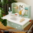 thumbnail image 4 of Kids Bathroom Sink Toys, Toddler Vanity Table Set Early Learning  For Little Girls, 4 of 8