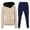 Navy, variant on Holiday Deals! Borniu 2 Piece Outfits for Women,Fall Winter Outfits Sports Tracksuits Long Sleeve Pullover Hoodies Pants Suit,Sweatshirt for Women Clearance