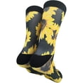 thumbnail image 5 of Unisex Casual Cotton Crazy Crew Socks - Color Owl Art Socks, 5 of 5