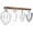 Walnut Plastic Hook, variant on Wall Mounted Stand Mixer Attachment Holder | Kitchen Accessories Storage Organizer
