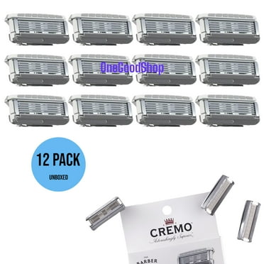 12 Pack -Cremo Barber Grade Razor Refills,Unboxed