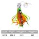 thumbnail image 4 of Pesca de pulpo Señuelos blandos Falda Cola Atún Swimbait Aparejos de pesca en el mar (D) Likrtyny Para estrenar, 4 of 8