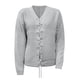 thumbnail image 2 of Suéter Térmico Gibobby de Manga Larga para Mujer Vintage Cuello en V Algodón Lana Gris L, 2 of 4