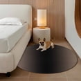 thumbnail image 2 of Round Rugs 7Ft, Brown Black Ombre Round Area Rug Washable Indoor Throw Carpet, Modern Gradient Abstract Art Large Non Slip Circle Rug for Dining Room Playroom Home Decor Aesthetic, 2 of 8