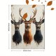 thumbnail image 3 of Qisvanset Framed Canvas Wall Art 12x16 Inch Neutral Tone Deer Wildlife Country Home Wall Art, 3 of 5