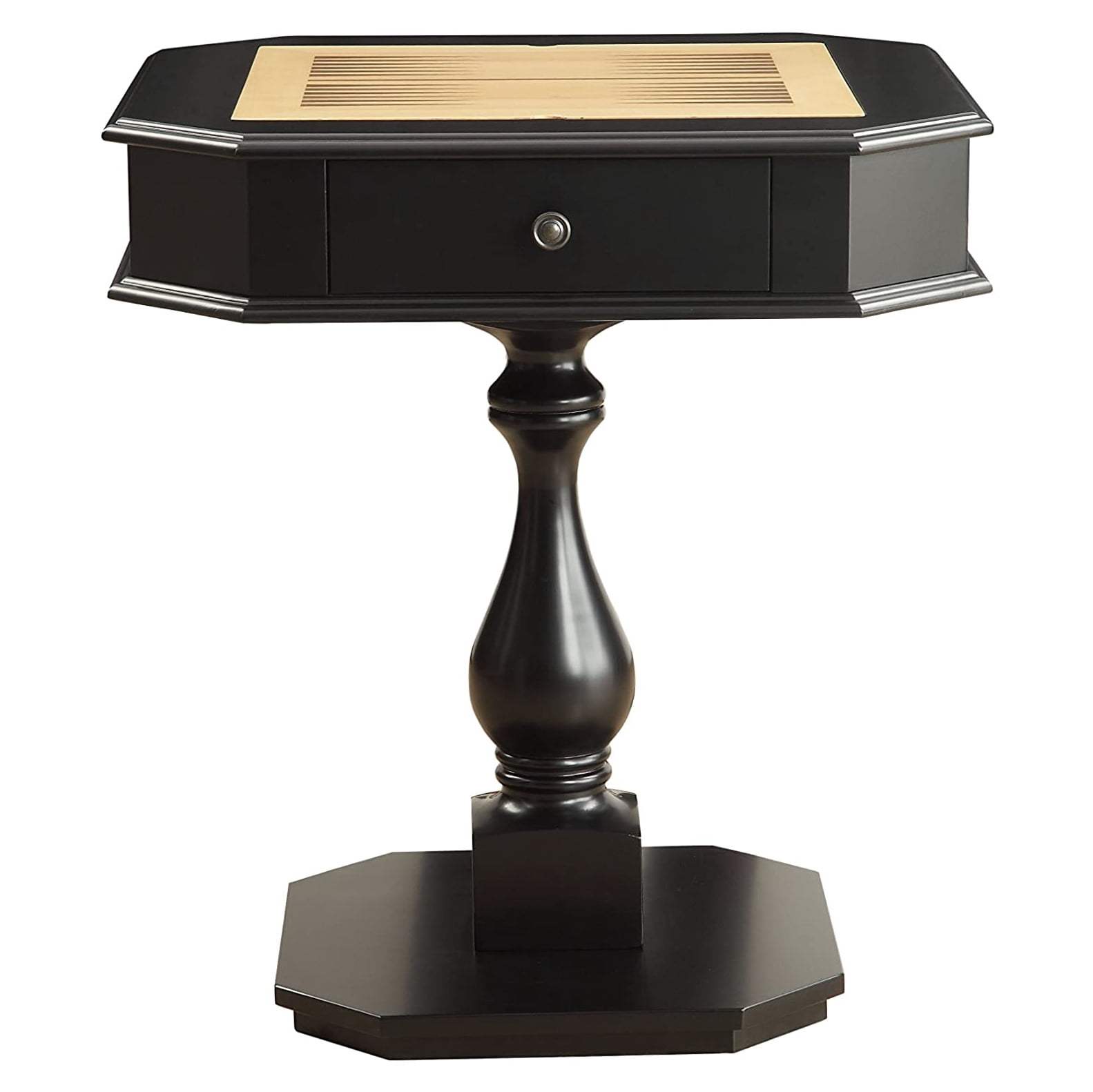 Acme Furniture Bishop Game Table, Black (2-Count)