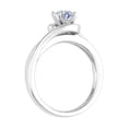 thumbnail image 2 of 1/2 Carat 4-Prong Set Diamond Solitaire Engagement Ring in 14K White Gold (Ring Size 9.25), 2 of 5