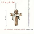 thumbnail image 3 of Easter Vintage Wooden Pendant Car Pendant Combines Religious Symbolism And Beautiful Designs, 3 of 9