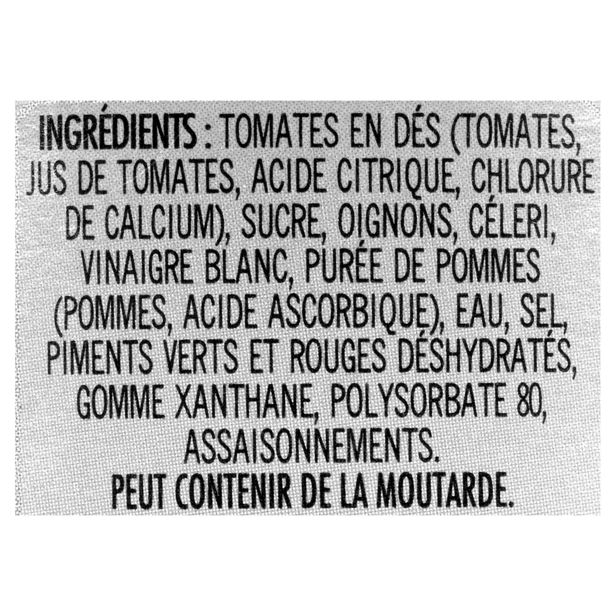 Tomate rouge au chow chow - Habitant  500mL