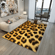 thumbnail image 3 of Alfombra para sala de estar, completamente alfombrada, para dormitorio, cocina, sofá, mesa de café, tapete con estampado de leopardo de color claro, rectangular, simple, completamente alfombrada, 3 of 5
