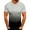 Gray, variant on Pntutb Clearance Mens Casual Sports T-Shirt Lapel 3D Gradient Short-Sleeve Shirt