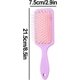 thumbnail image 4 of Cepillo plano de cerdas de jabalí para mujer, cepillo suave para desenredar el cabello, ideal para cabello grueso y rizado, húmedo o seco, color morado., 4 of 5