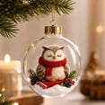 thumbnail image 4 of Qwtwty Glowing Christmas Tree Ornaments Christmas Decorations, Shatterproof Mini Clear Christmas Themed Hanging Pendants for Xmas Tree Decor, 4 of 7