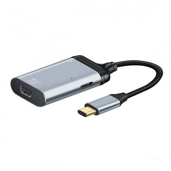 Chenyang CY USB-C Type C to Mini DP Displayport Monitor Converter Adapter 4K 2K 60hz with Female PD Power Port Adapter