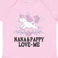 thumbnail image 4 of Inktastic Nana and Pappy Love Me Grandchild Unicorn Girls Baby Bodysuit, 4 of 5