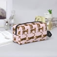 thumbnail image 6 of Uemuo Leopard Print Pattern Portable Toiletry Bags with Handle, Waterproof travel Make up Bags for Women, Large Capacity Travel Cosmetic Bags, 6 of 9