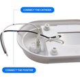 thumbnail image 5 of RV Boat 12V - 24V DC 24 LED Luz interior 4000- 4500K Blanco 280LM Lámpara de techo para yate Camper Trailer Van esquí esquí Gafas de esquí, 5 of 5