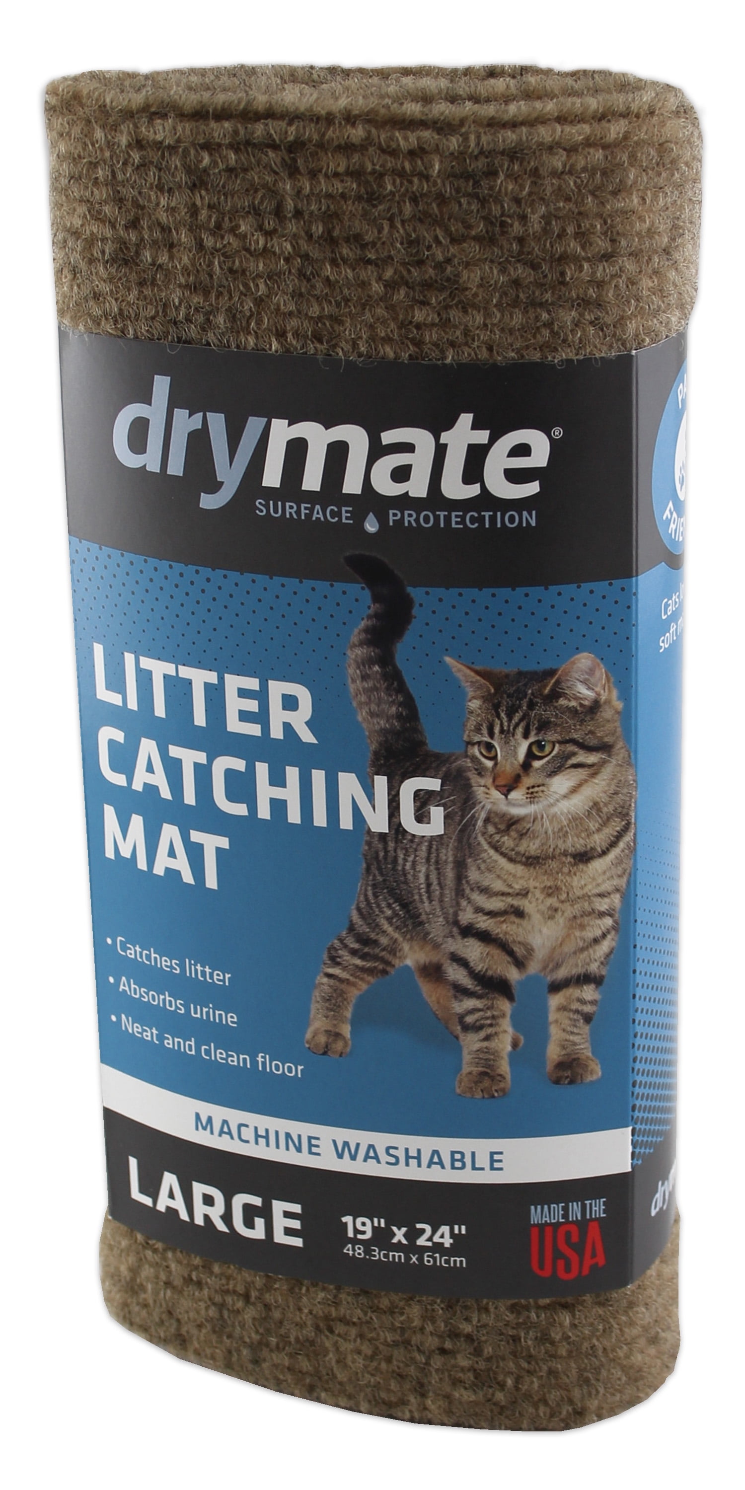Drymate, Cat Litter Mat, Large, Tan