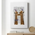 thumbnail image 6 of Kissing Giraffes with Birds Premium Gallery Wrapped Canvas - Ready to Hang, 6 of 9