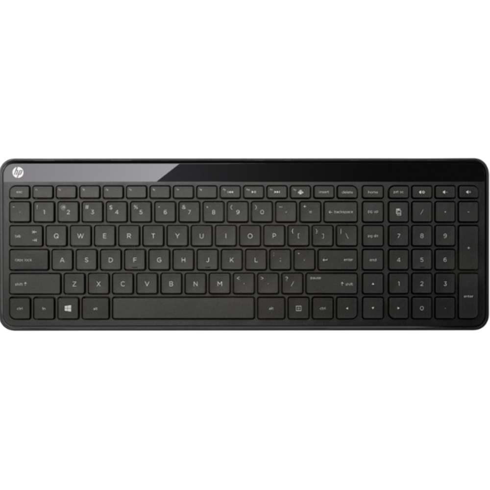 HP KG1450 Wireless Keyboard, Black(Dongle and Battery not included
