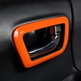 thumbnail image 6 of TINKI ABS Inner Car Look Interior Door Handle Panel Cover Trim Fit for Toyota Tacoma 2016 2017 2018 2019 2020 2021 2022 2023 Interior Door Handle Frame, 6 of 14