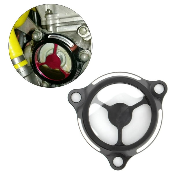 Filtros de aceite del motor Macarena Cubierta de aceite del motor Apto para Suzuki 2005-2021 400SM 400S Negro