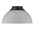 thumbnail image 2 of Yep by Golden Lighting Zoey 3-light Flush Mount in Matte Black, 2 of 20