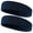 Navy, variant on Fimkaul Women's Hair Clips Girls Absorption Sweat Wicking Sports Cotton Thick Pile Cloth Wweat Proof Belt Wedding Guest Gifts