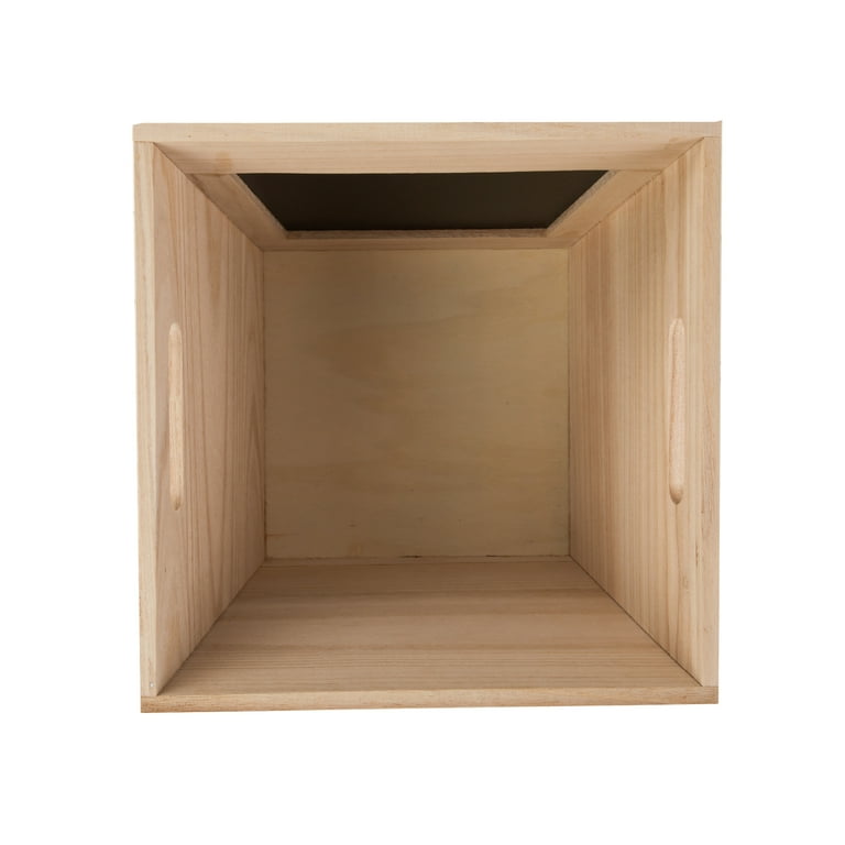 Your Zone Kids Natural Wood Storage Bin - Walmart.com