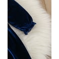 thumbnail image 7 of Bslissey Toddler Baby Girls Christmas Velvet Dress Long Sleeve Ruffled Mock Neck Patchwork A-line Dress Infant Casual Cute Princess Dress Daily Clothes 6 Months-3 Years, 7 of 7