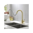 thumbnail image 2 of SINLOOG Single Handle High Arc Pull Out Kitchen Faucet,Single Level Stainless Steel Kitchen Sink Faucets with Pull Down Sprayer, 2 of 4